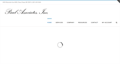 Desktop Screenshot of paulassociatesinc.com